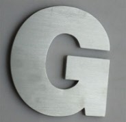 Aluminium gevelletters